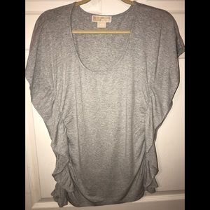 🎉Michael Kors Scoop Neck Tee w/Side Detail